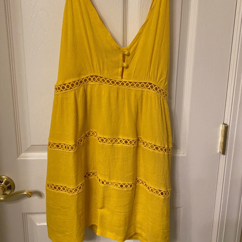 Mustard yellow ZAFUL sundress